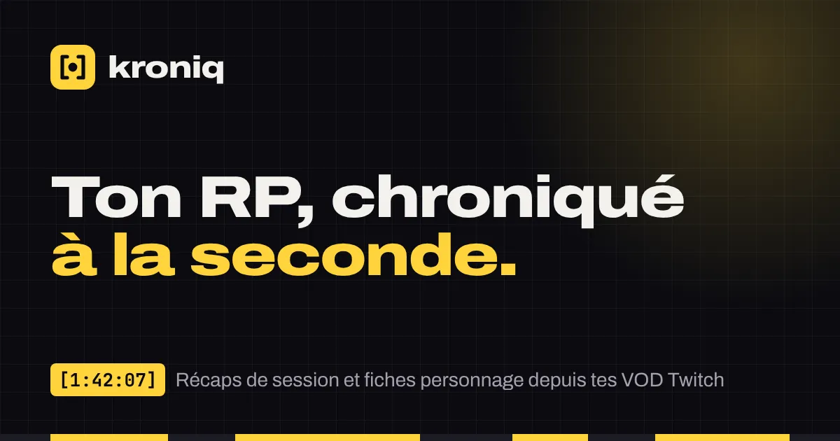 Aperçu de Kroniq